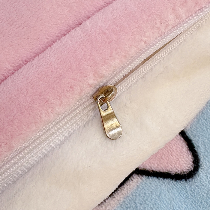 91家纺网 家纺一手货源 找家纺 ds生活馆 2025新款大版高克重双面牛奶绒四件套 独角兽小兔