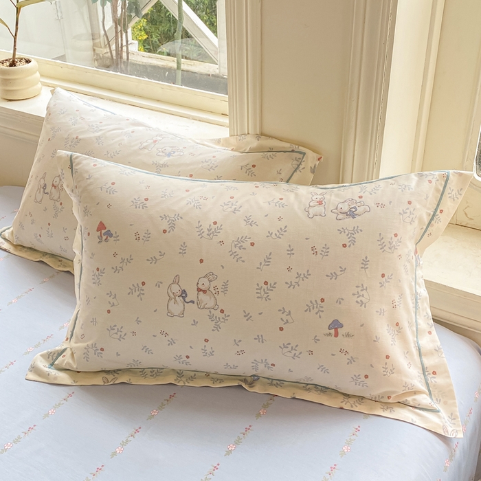 91家纺网 家纺一手货源 找家纺 凌鼎 2025新款多规格掉边13070全棉四件套 花田妙语