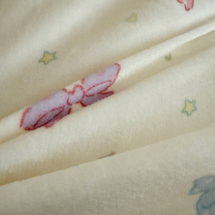 91家纺网 家纺一手货源 找家纺 于果 2025新款牛奶绒印花四件套 蝴蝶星空