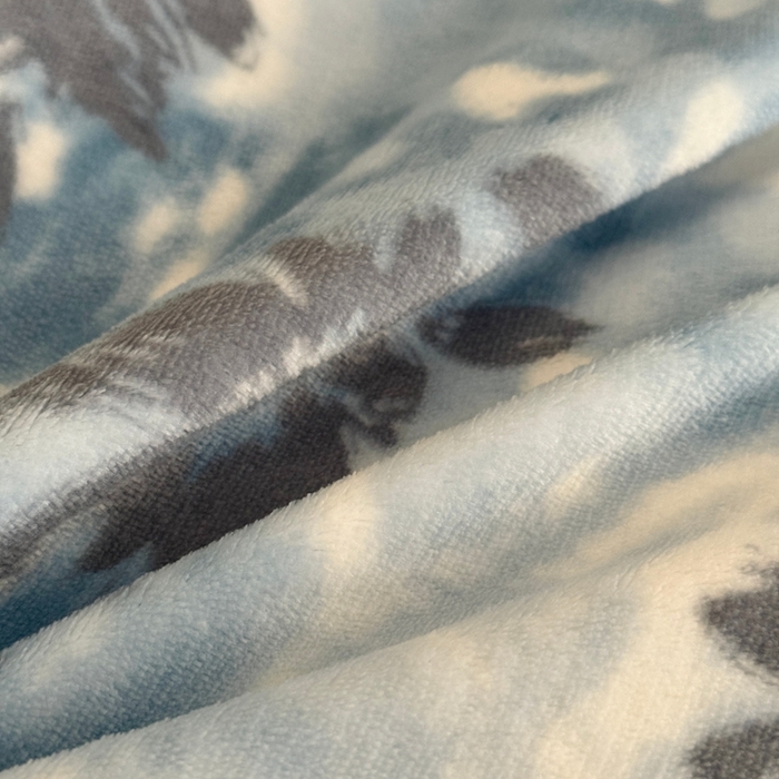 91家纺网 家纺一手货源 找家纺 于果 2025新款牛奶绒印花四件套 浪漫花语-绿