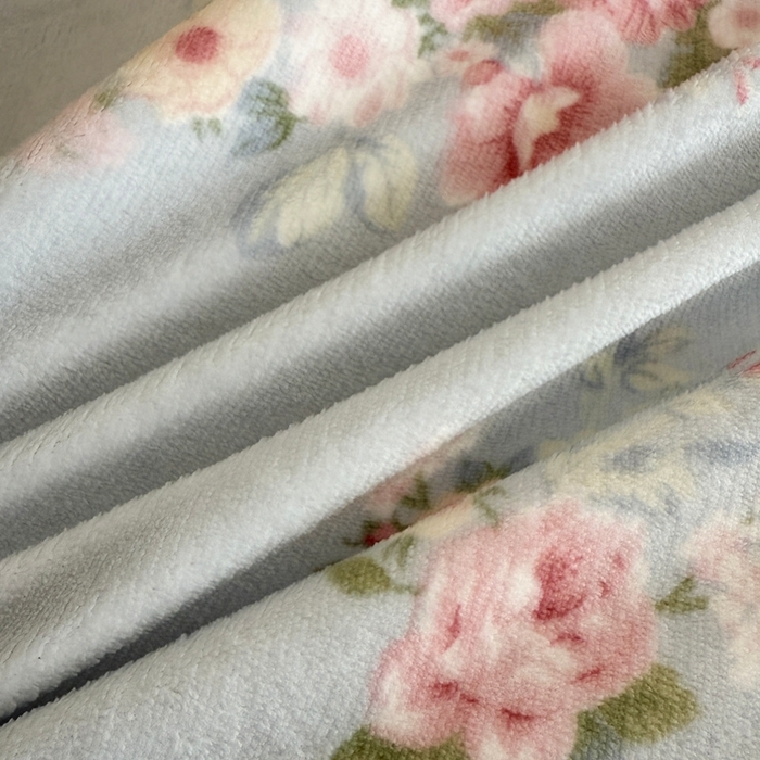 91家纺网 家纺一手货源 找家纺 于果 2025新款牛奶绒印花四件套 柔情花梦