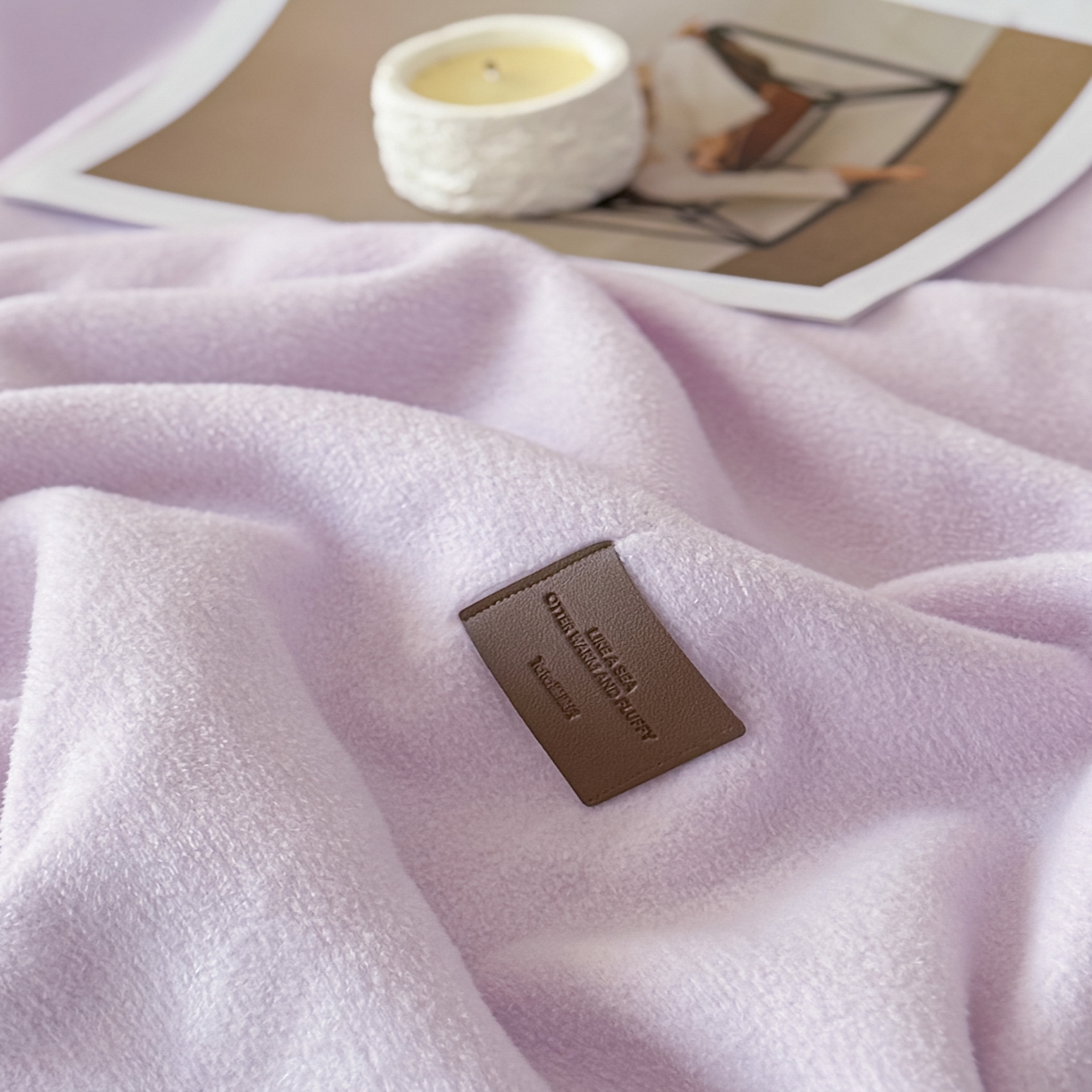 91家纺网 家纺一手货源 找家纺 金喜 2025新款双面仿羊绒多功能毯盖毯 毯子毛毯 香芋紫