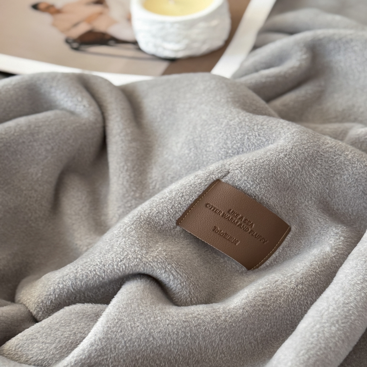 91家纺网 家纺一手货源 找家纺 金喜 2025新款双面仿羊绒多功能毯盖毯 毯子毛毯 气质灰