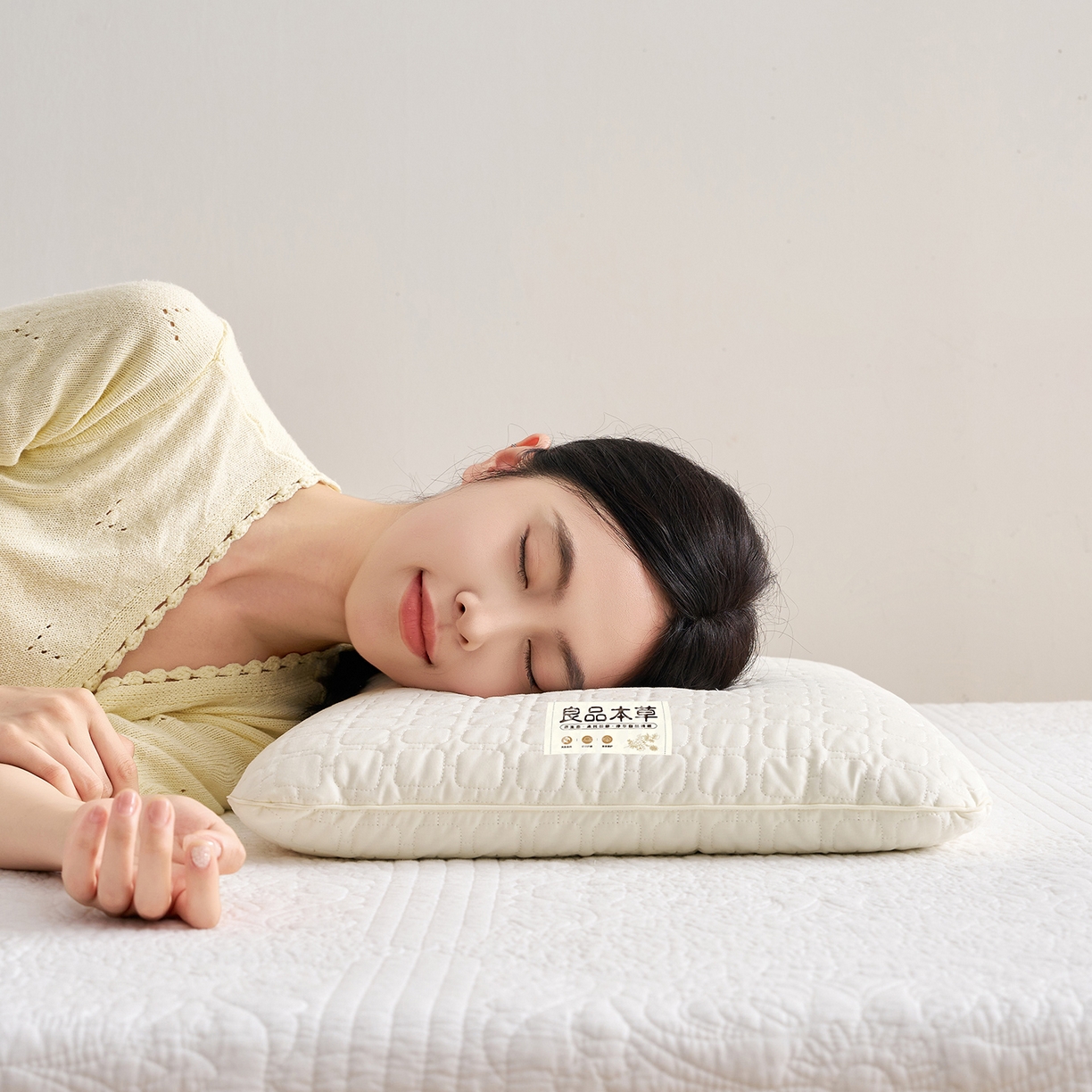 91家纺网 家纺一手货源 找家纺 （总）乐可 2025新款良品本草荞麦枕枕头枕芯