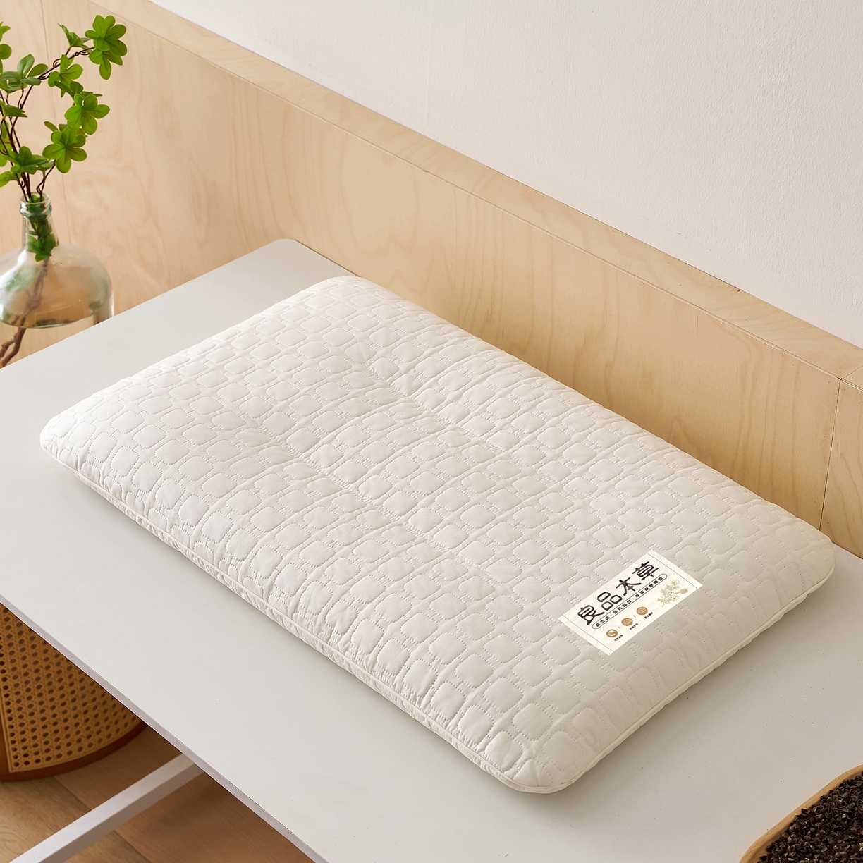 91家纺网 家纺一手货源 找家纺 （总）乐可 2025新款良品本草荞麦枕枕头枕芯