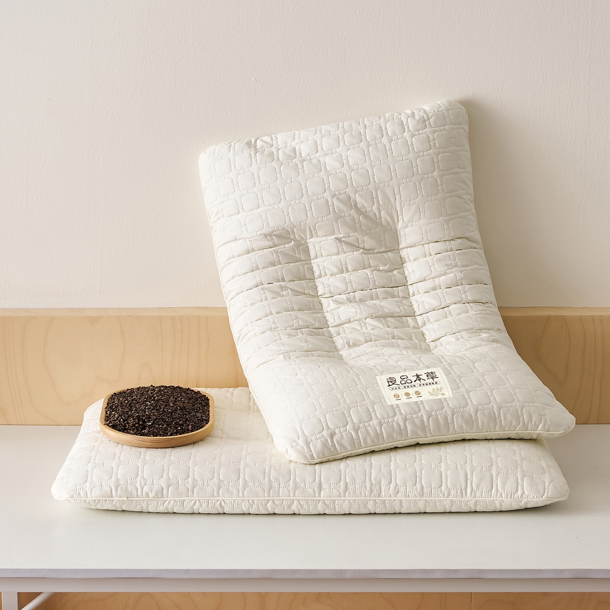 91家纺网 家纺一手货源 找家纺 （总）乐可 2025新款良品本草荞麦枕枕头枕芯