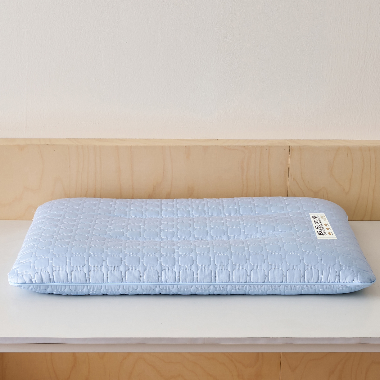 91家纺网 家纺一手货源 找家纺 乐可 2025新款良品本草荞麦枕枕头枕芯 良品本草荞麦枕-蓝