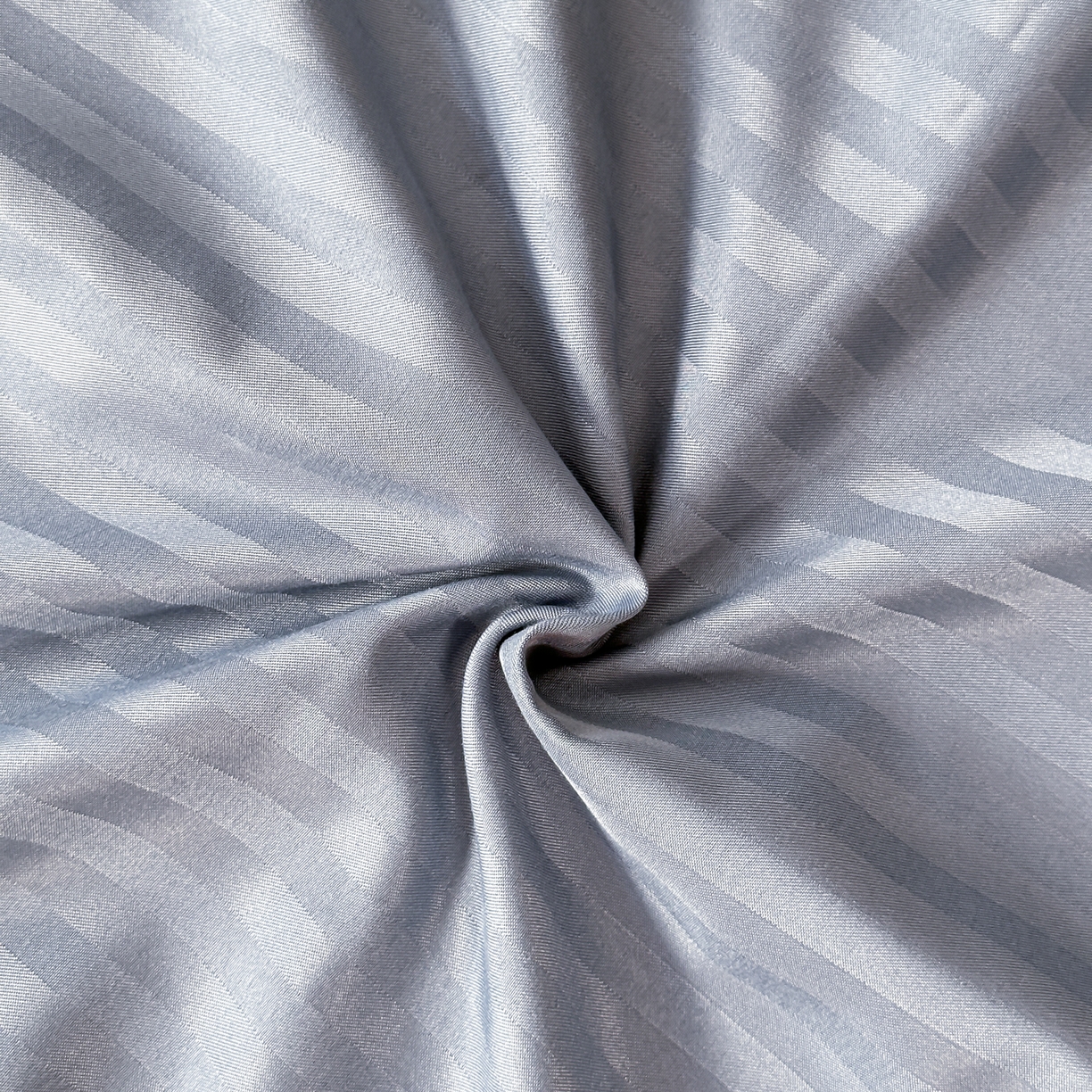 91家纺网 家纺一手货源 找家纺 安力森/诚臻酒店用品 2025新款酒店布草床单高支高密缎条款床笠三件套月子中心养老院机构专用床品 灰蓝色