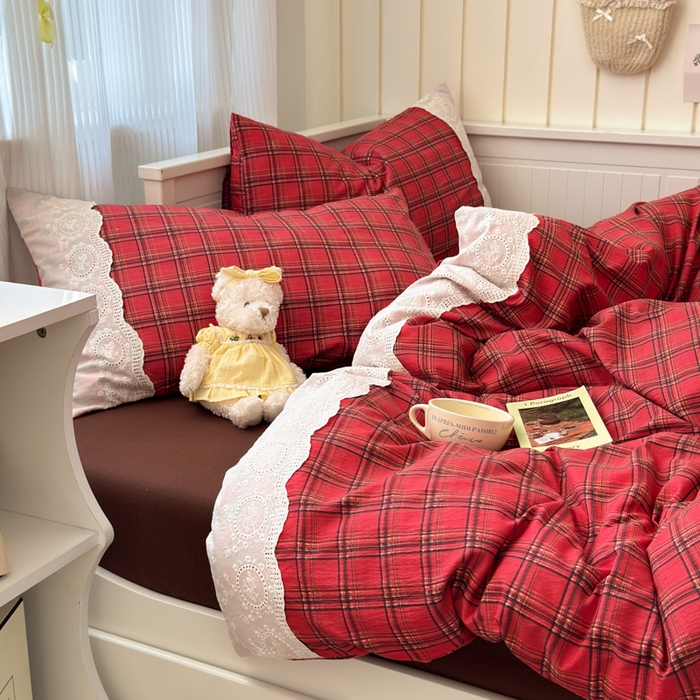 91家纺网 家纺一手货源 找家纺 （总）上尚居 2025新款高克重法式复古无印风亚麻原麻四件套