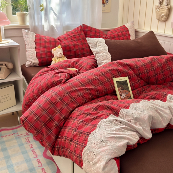 91家纺网 家纺一手货源 找家纺 （总）上尚居 2025新款高克重法式复古无印风亚麻原麻四件套