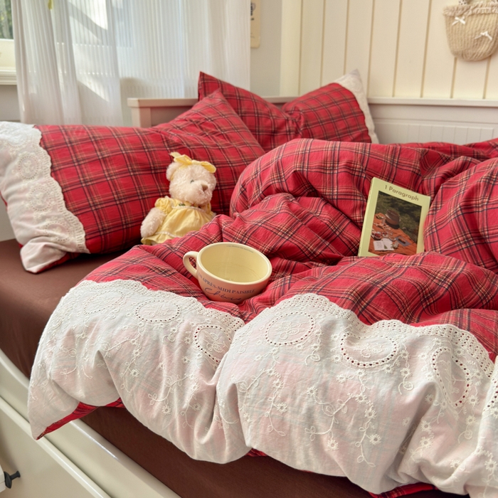 91家纺网 家纺一手货源 找家纺 （总）上尚居 2023新款提花小竺棉碎花四件套