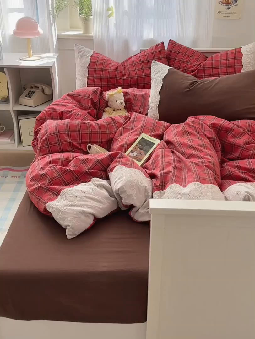 91家纺网 家纺一手货源 找家纺 （总）上尚居 2025新款高克重法式复古无印风亚麻原麻四件套