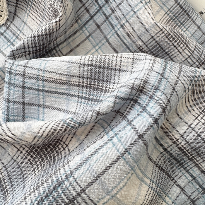 91家纺网 家纺一手货源 找家纺 上尚居 2025新款高克重法式复古无印风亚麻原麻四件套 格韵-蓝