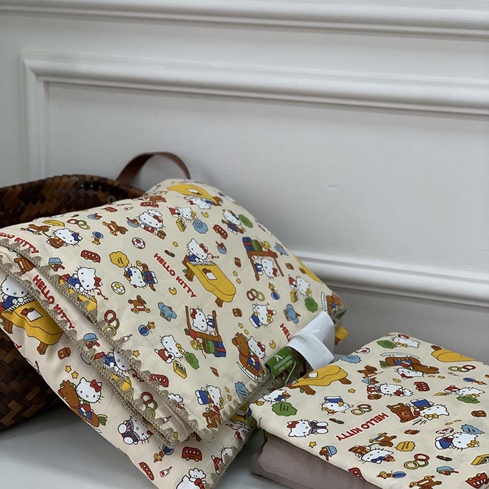 91家纺网 家纺一手货源 找家纺 （总）源启生活 2025新款A类贝壳边款双层纱夏被