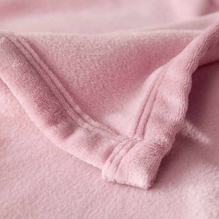 91家纺网 家纺一手货源 找家纺 皇寝世家家居 2025新款仿绵羊绒毛毯兔绒毯办公室午睡毯子毛巾被 四季空调沙发盖毯 浅紫