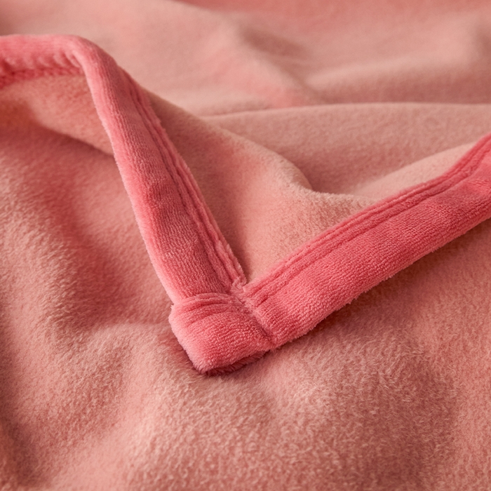 91家纺网 家纺一手货源 找家纺 皇寝世家家居 2025新款仿绵羊绒毛毯兔绒毯办公室午睡毯子毛巾被 四季空调沙发盖毯 豆沙