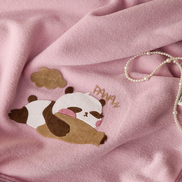 91家纺网 家纺一手货源 找家纺 皇寝世家家居 2025新款仿绵羊绒毛毯兔绒毯办公室午睡毯子毛巾被 四季空调沙发盖毯 浅紫