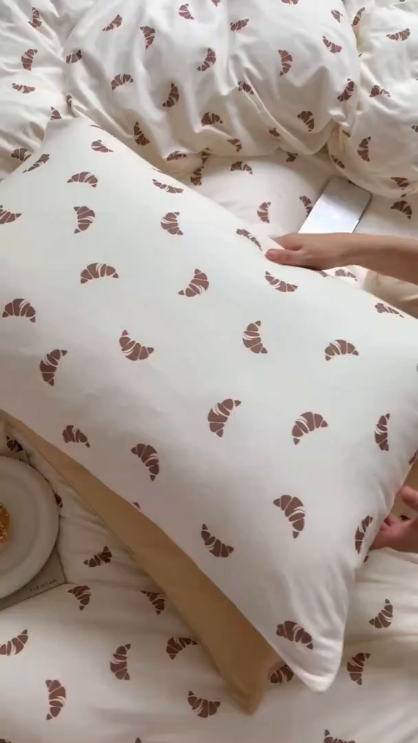 91家纺网 家纺一手货源 找家纺 （总）源启生活 2025秋冬新款A类全棉针织棉活性印染四件套