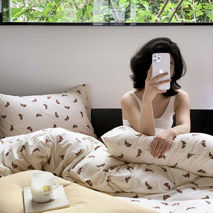 91家纺网 家纺一手货源 找家纺 （总）源启生活 2025秋冬新款A类全棉针织棉活性印染四件套