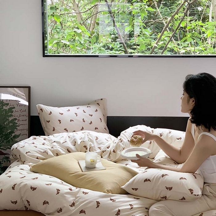 91家纺网 家纺一手货源 找家纺 （总）源启生活 2025秋冬新款A类全棉针织棉活性印染四件套