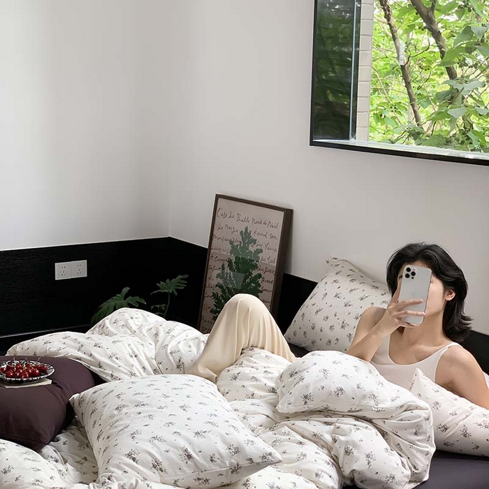 91家纺网 家纺一手货源 找家纺 （总）源启生活 2025秋冬新款A类全棉针织棉活性印染四件套