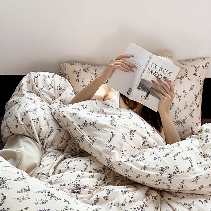 91家纺网 家纺一手货源 找家纺 （总）源启生活 2025秋冬新款A类全棉针织棉活性印染四件套