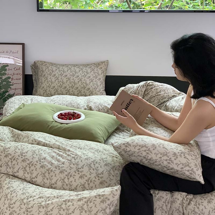 源启生活 2025秋冬新款A类全棉针织棉活性印染四件套 遇见