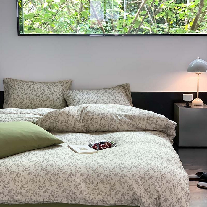 91家纺网 家纺一手货源 找家纺 源启生活 2025秋冬新款A类全棉针织棉活性印染四件套 遇见