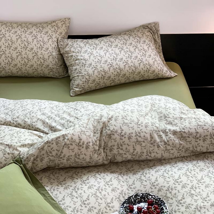 91家纺网 家纺一手货源 找家纺 源启生活 2025秋冬新款A类全棉针织棉活性印染四件套 遇见