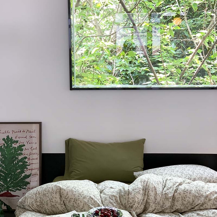 91家纺网 家纺一手货源 找家纺 源启生活 2025秋冬新款A类全棉针织棉活性印染四件套 遇见