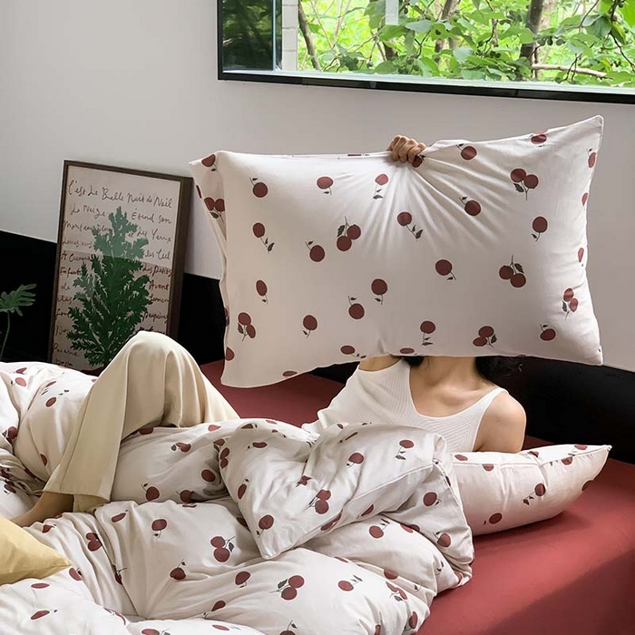 91家纺网 家纺一手货源 找家纺 源启生活 2025秋冬新款A类全棉针织棉活性印染四件套 喜番