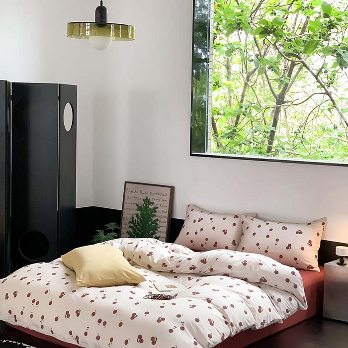 91家纺网 家纺一手货源 找家纺 源启生活 2025秋冬新款A类全棉针织棉活性印染四件套 喜番