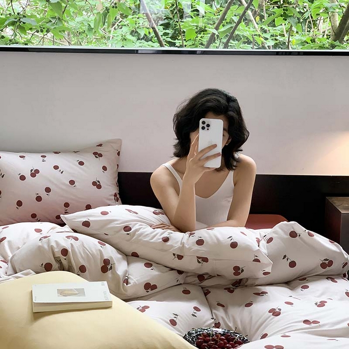 91家纺网 家纺一手货源 找家纺 源启生活 2025秋冬新款A类全棉针织棉活性印染四件套 喜番