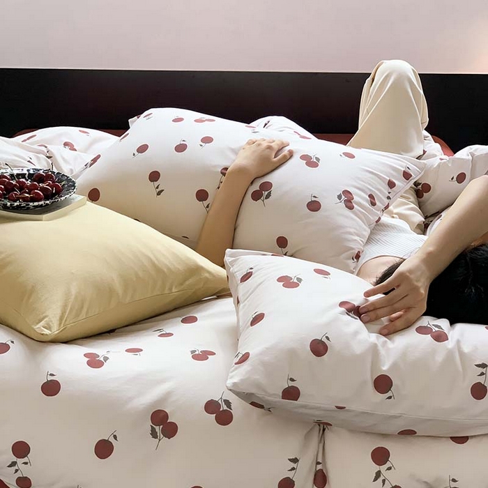 91家纺网 家纺一手货源 找家纺 源启生活 2025秋冬新款A类全棉针织棉活性印染四件套 喜番