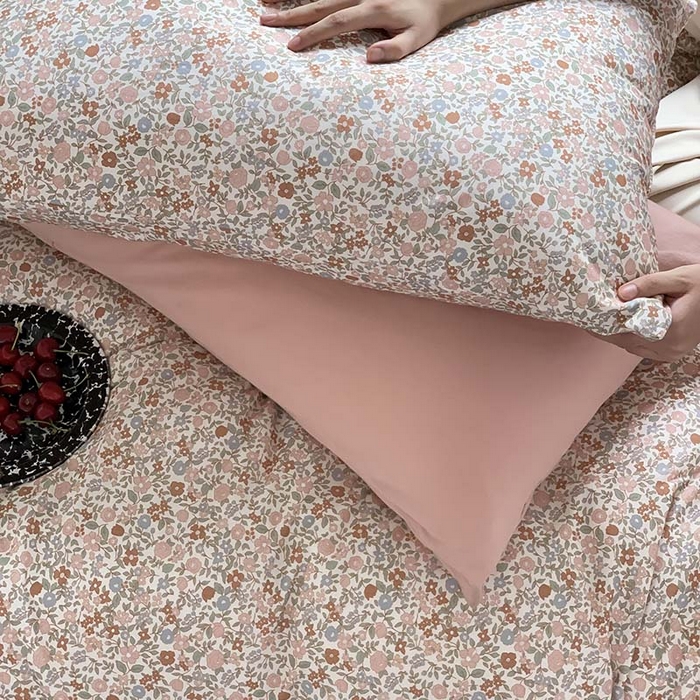 91家纺网 家纺一手货源 找家纺 源启生活 2025秋冬新款A类全棉针织棉活性印染四件套 予你