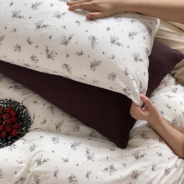 91家纺网 家纺一手货源 找家纺 源启生活 2025秋冬新款A类全棉针织棉活性印染四件套 疏影