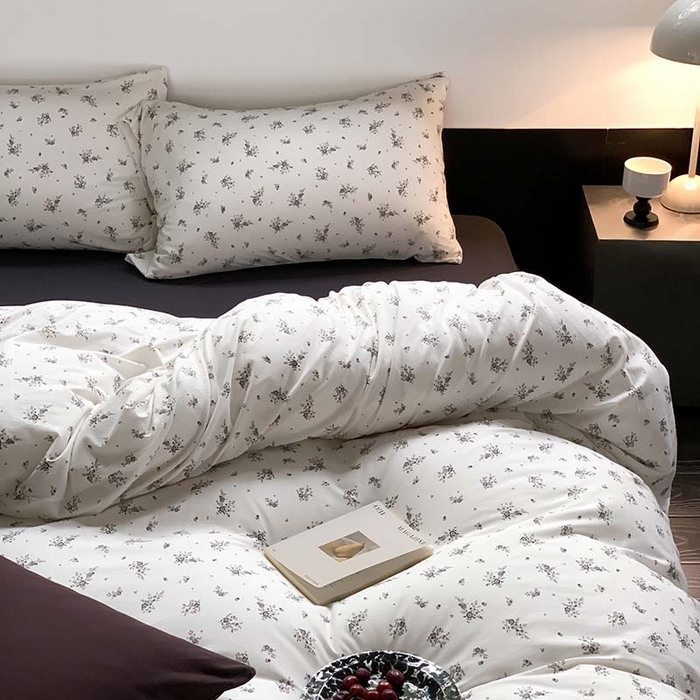 91家纺网 家纺一手货源 找家纺 源启生活 2025秋冬新款A类全棉针织棉活性印染四件套 疏影