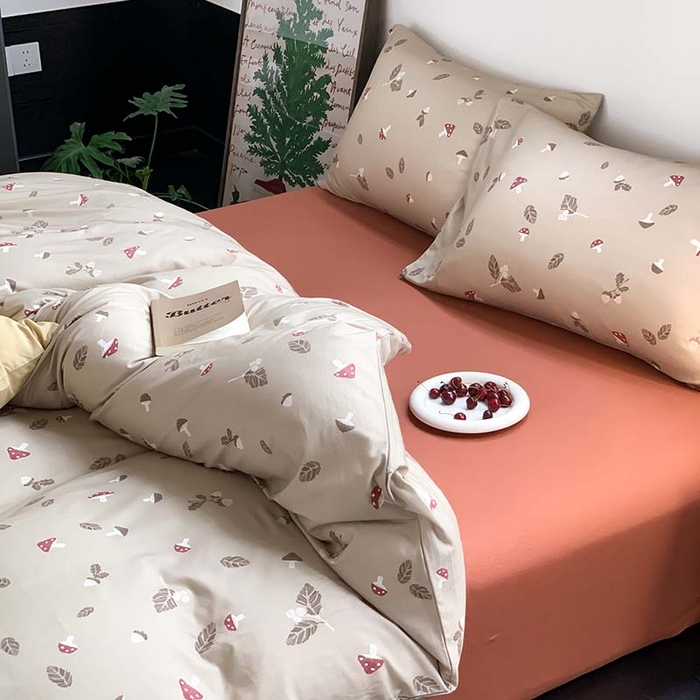 91家纺网 家纺一手货源 找家纺 源启生活 2025秋冬新款A类全棉针织棉活性印染四件套 莫古莫古