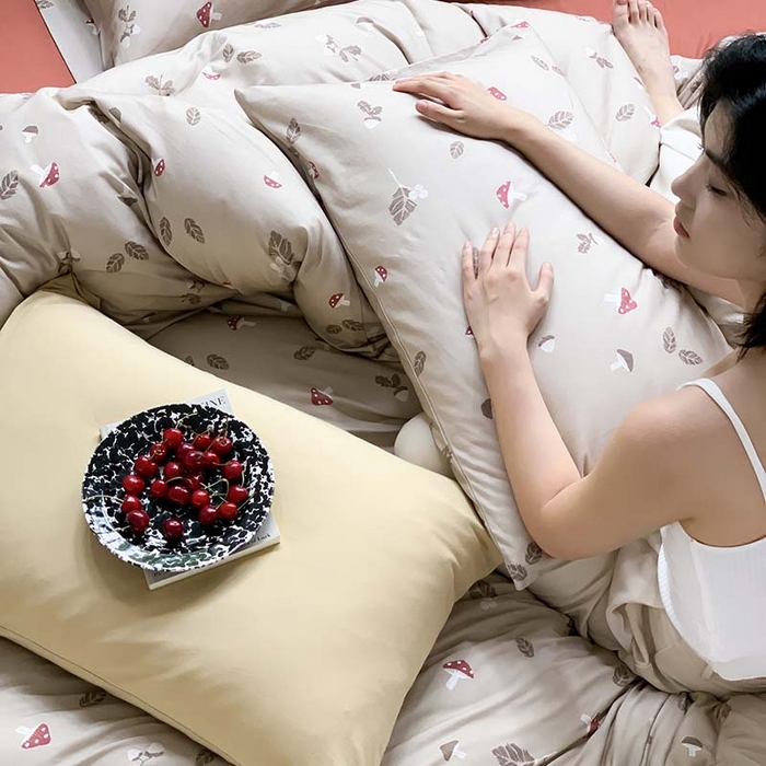 91家纺网 家纺一手货源 找家纺 源启生活 2025秋冬新款A类全棉针织棉活性印染四件套 莫古莫古