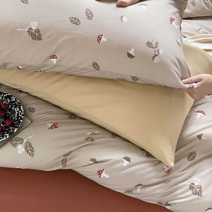 91家纺网 家纺一手货源 找家纺 源启生活 2025秋冬新款A类全棉针织棉活性印染四件套 莫古莫古