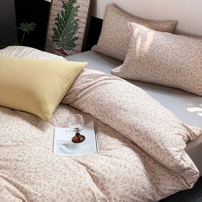 91家纺网 家纺一手货源 找家纺 源启生活 2025秋冬新款A类全棉针织棉活性印染四件套 暖暖