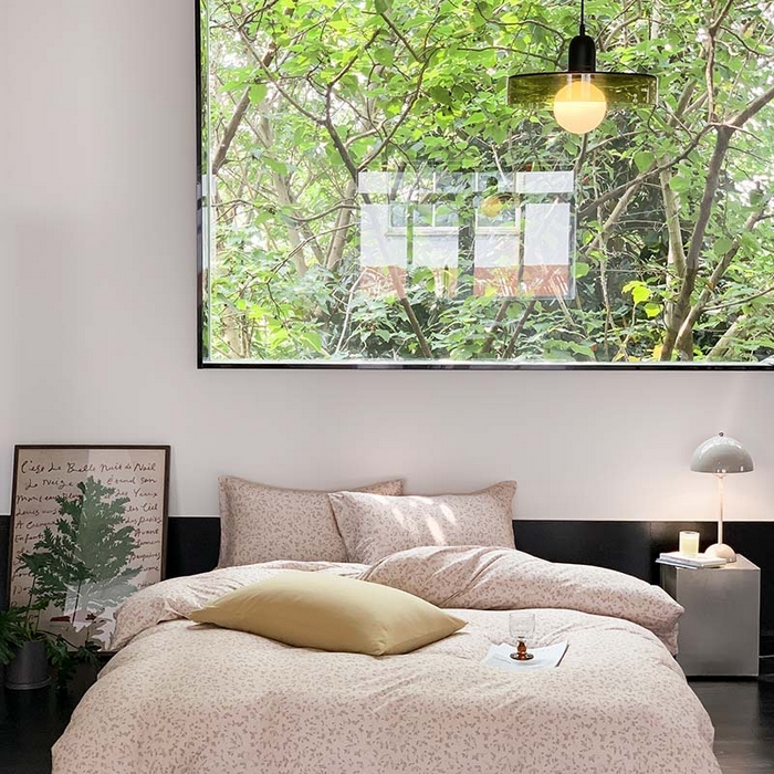 91家纺网 家纺一手货源 找家纺 源启生活 2025秋冬新款A类全棉针织棉活性印染四件套 暖暖