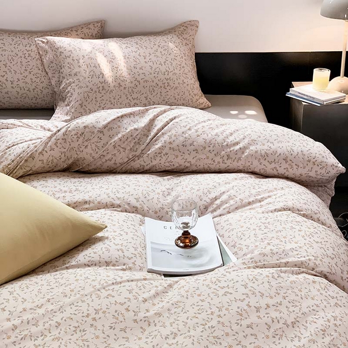 91家纺网 家纺一手货源 找家纺 源启生活 2025秋冬新款A类全棉针织棉活性印染四件套 暖暖