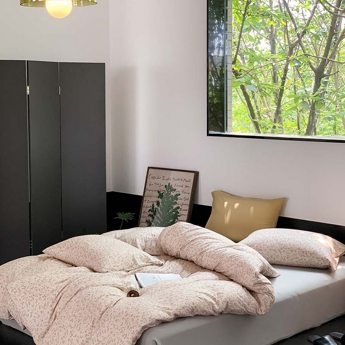 91家纺网 家纺一手货源 找家纺 源启生活 2025秋冬新款A类全棉针织棉活性印染四件套 暖暖