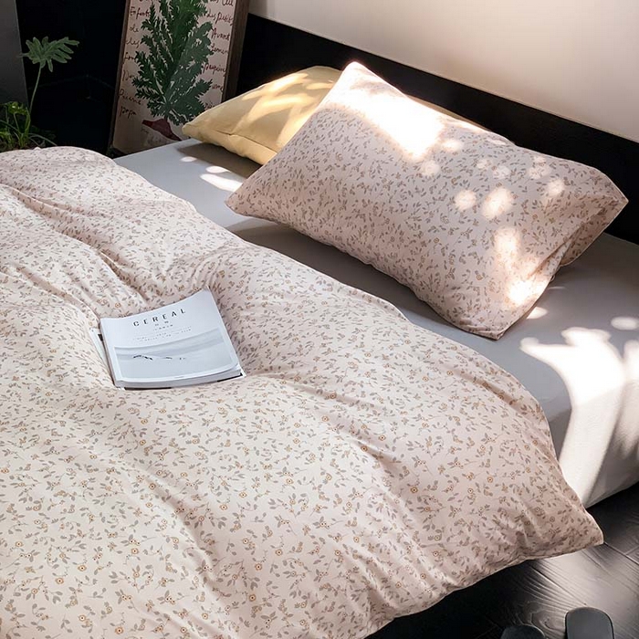 91家纺网 家纺一手货源 找家纺 源启生活 2025秋冬新款A类全棉针织棉活性印染四件套 暖暖