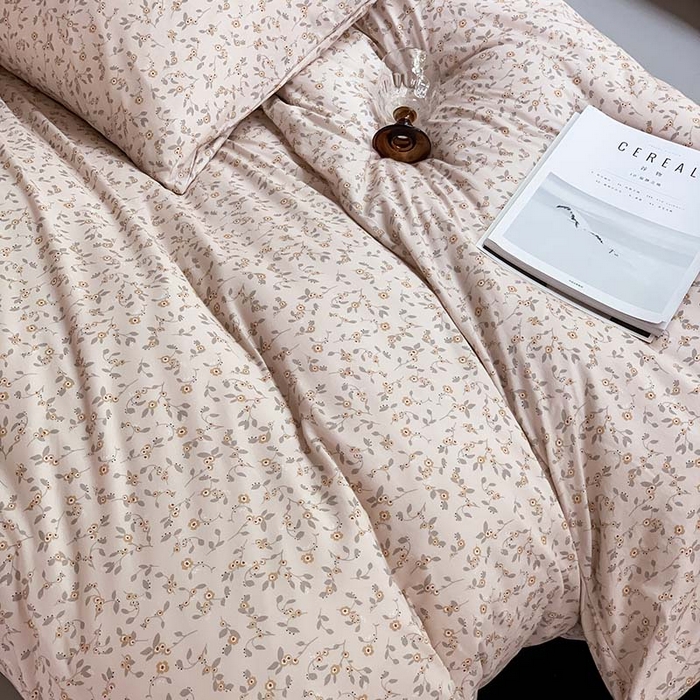 91家纺网 家纺一手货源 找家纺 源启生活 2025秋冬新款A类全棉针织棉活性印染四件套 暖暖