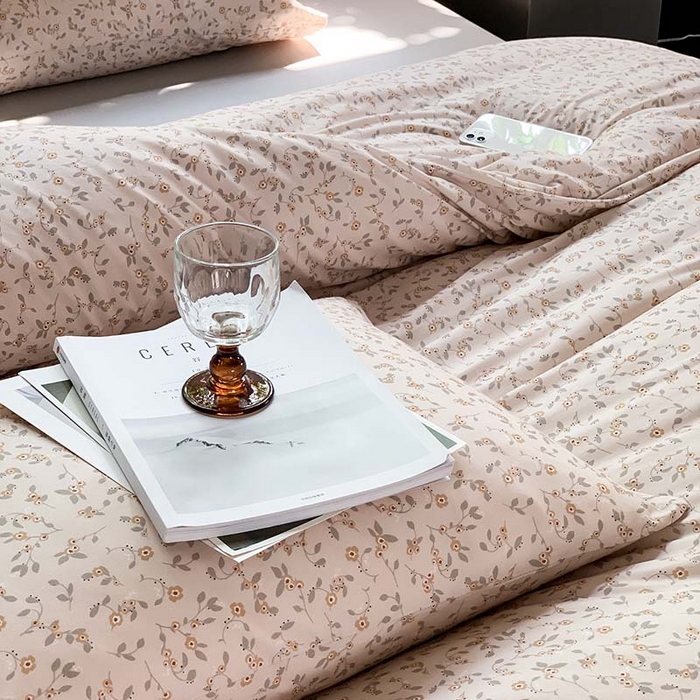 91家纺网 家纺一手货源 找家纺 源启生活 2025秋冬新款A类全棉针织棉活性印染四件套 暖暖