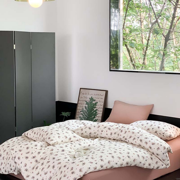 91家纺网 家纺一手货源 找家纺 源启生活 2025秋冬新款A类全棉针织棉活性印染四件套 彼岸