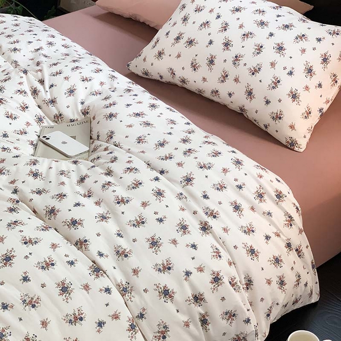 91家纺网 家纺一手货源 找家纺 源启生活 2025秋冬新款A类全棉针织棉活性印染四件套 彼岸