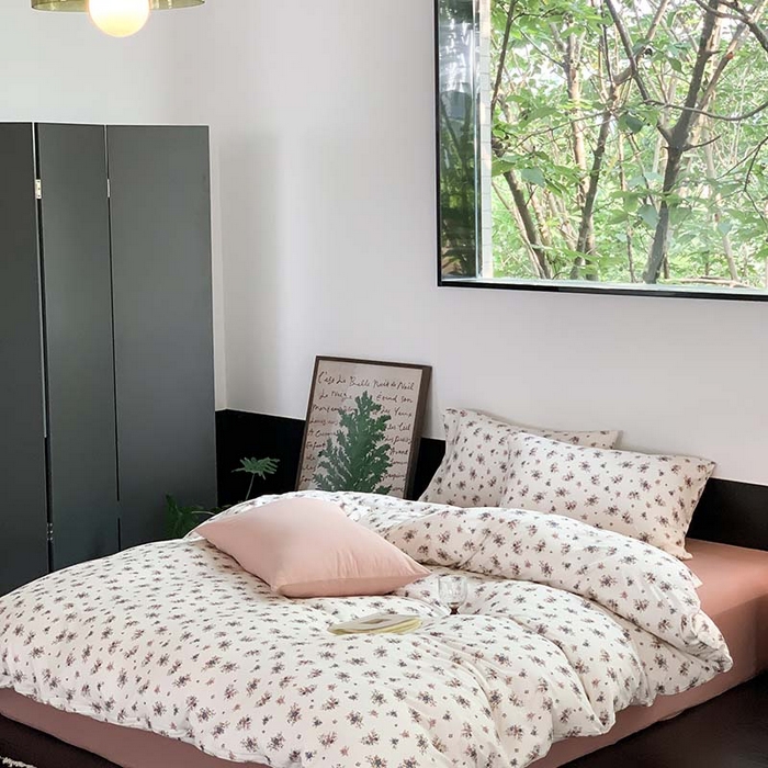 91家纺网 家纺一手货源 找家纺 源启生活 2025秋冬新款A类全棉针织棉活性印染四件套 彼岸